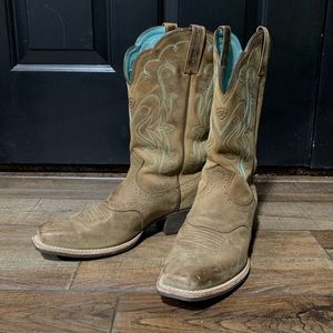 ARIAT Womens Legend Square Toe Western Cowboy Boots 8.5